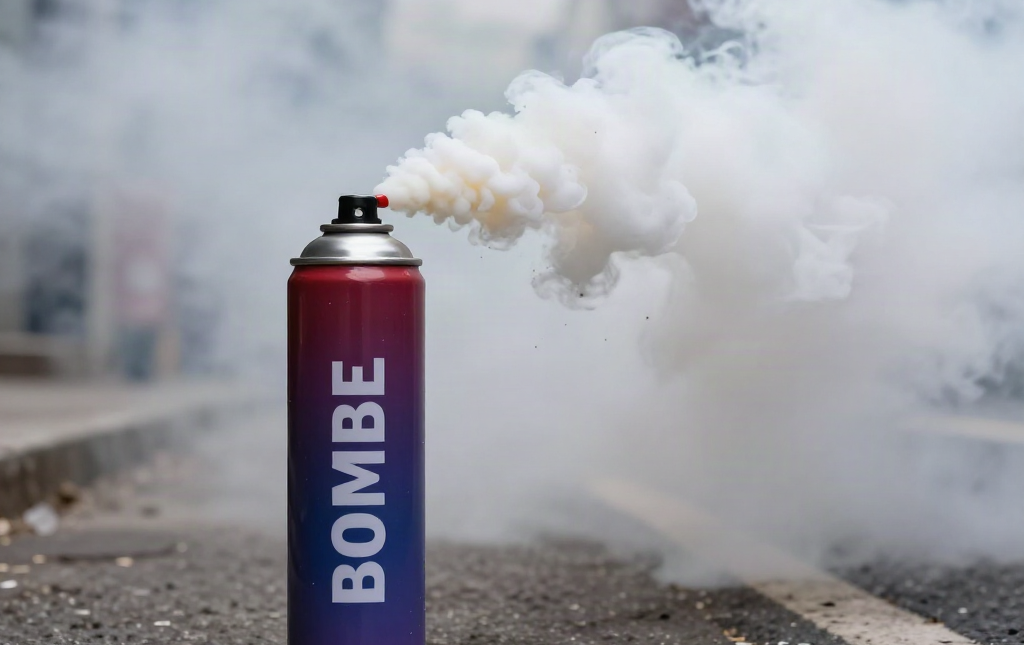 Pour commander une bombe lacrymogène, il faut se connecter sur antiagression.com !