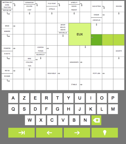 Tous les mots fléchés disponibles grâce à Sport Cérébral