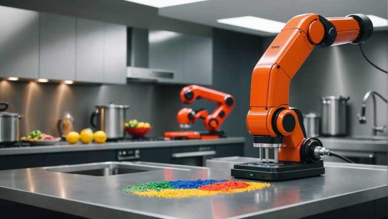 Quand la couleur entre en cuisine portée par les robots…